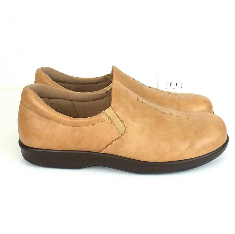 SAS Brand Tri Comfort Tan Leather Loafers